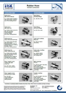 Schlauchanschlüsse eng